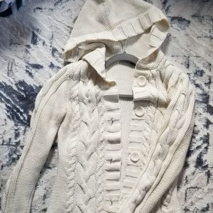 White Knitted Arizona Button-down